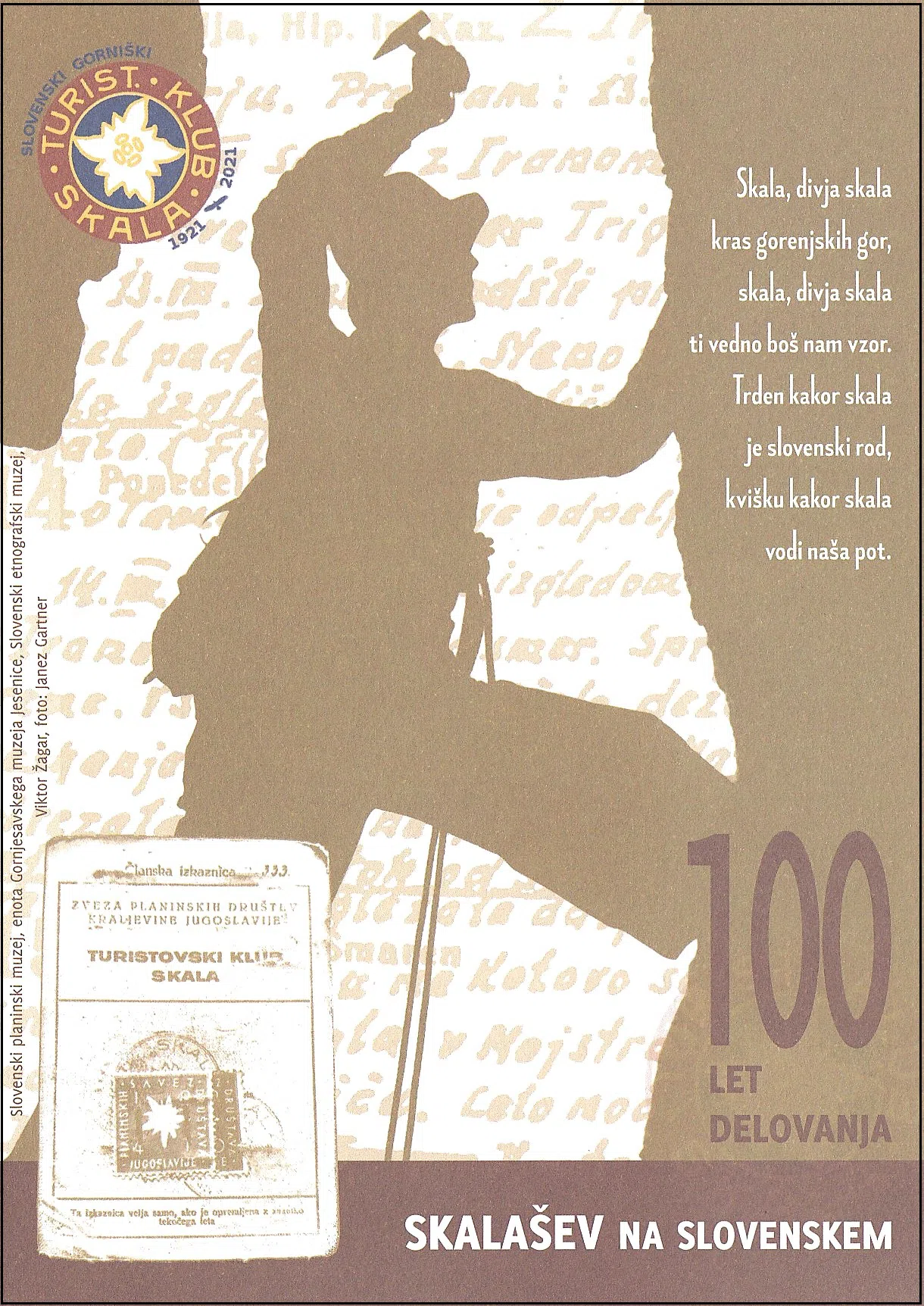 100 LET DELOVANJA SKALAŠEV NA SLOVENSKEM